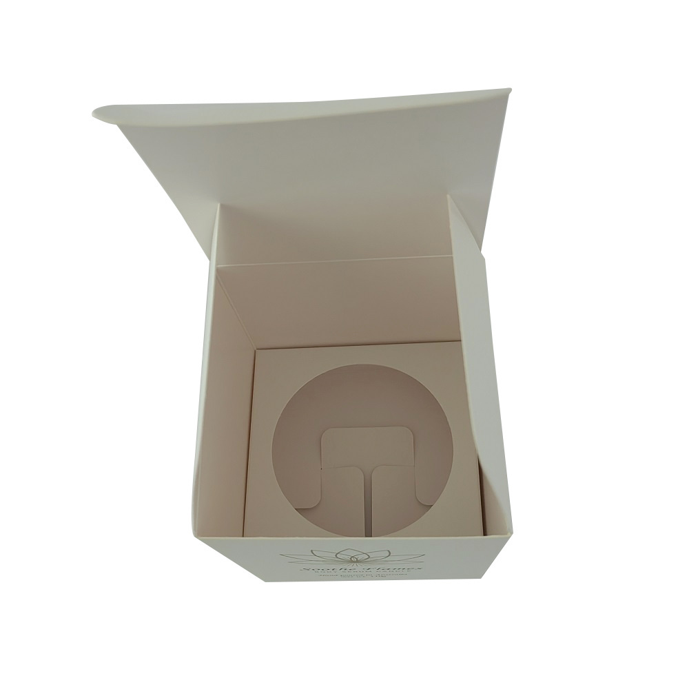 Custom Logo Candles Packaging Boxes Scented Candle Jars Paper Cosmetic For Skincare Candle Packaging