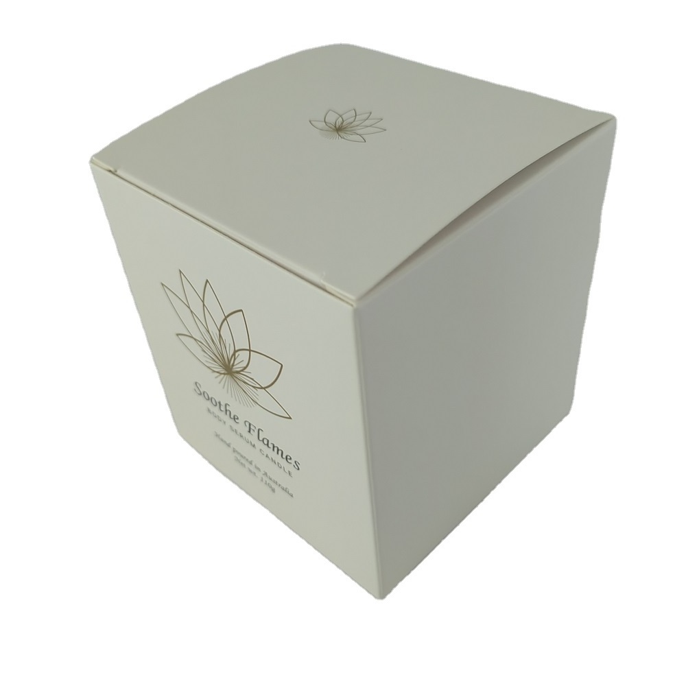 Custom Logo Candles Packaging Boxes Scented Candle Jars Paper Cosmetic For Skincare Candle Packaging