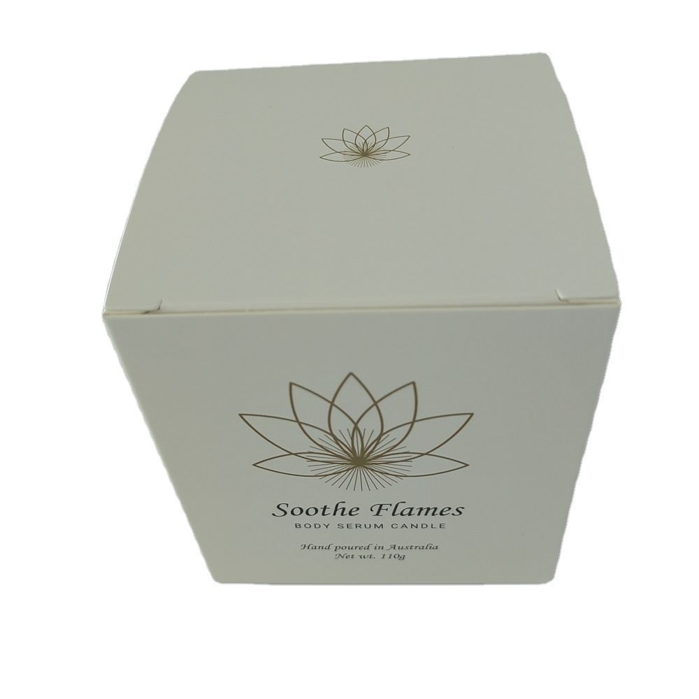 Custom Logo Candles Packaging Boxes Scented Candle Jars Paper Cosmetic For Skincare Candle Packaging