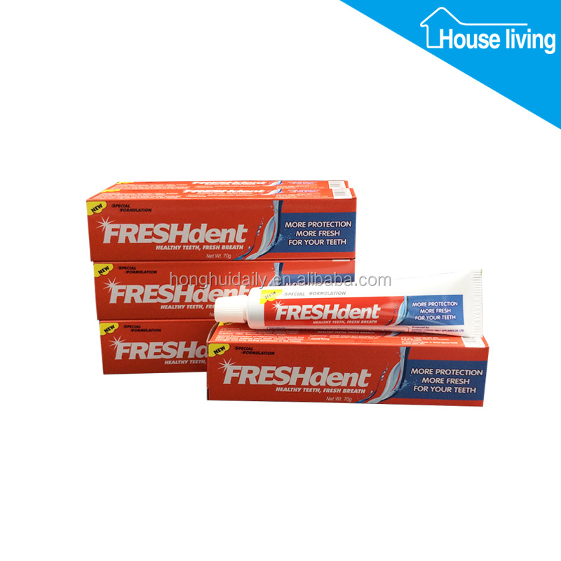 Freshdent fluoride whitening anti-cavity deep clean toothpaste