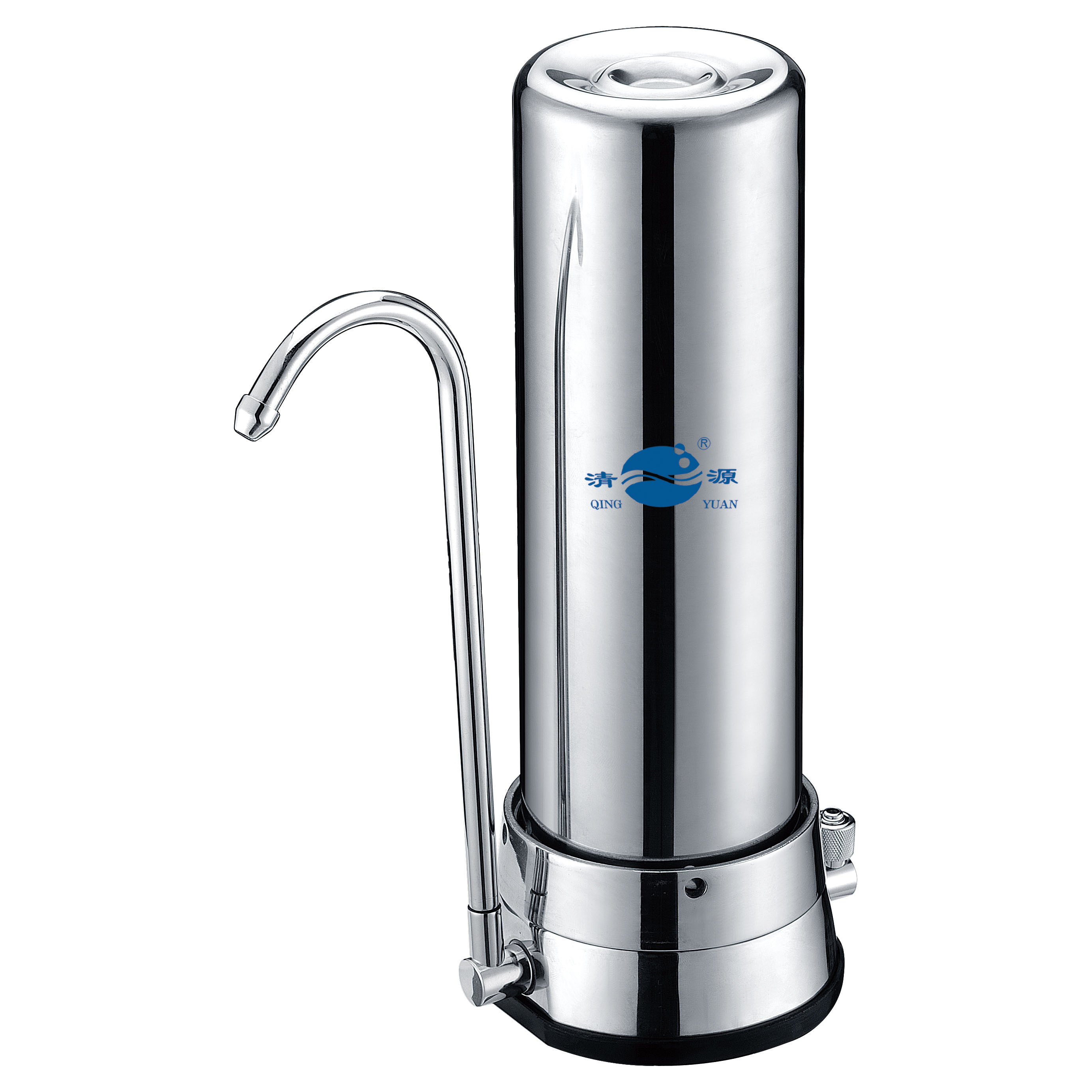 QING YUAN QY-10J Stainless Steel Countertop Water Purifier Faucet Water Filter System Kitchen Faucets