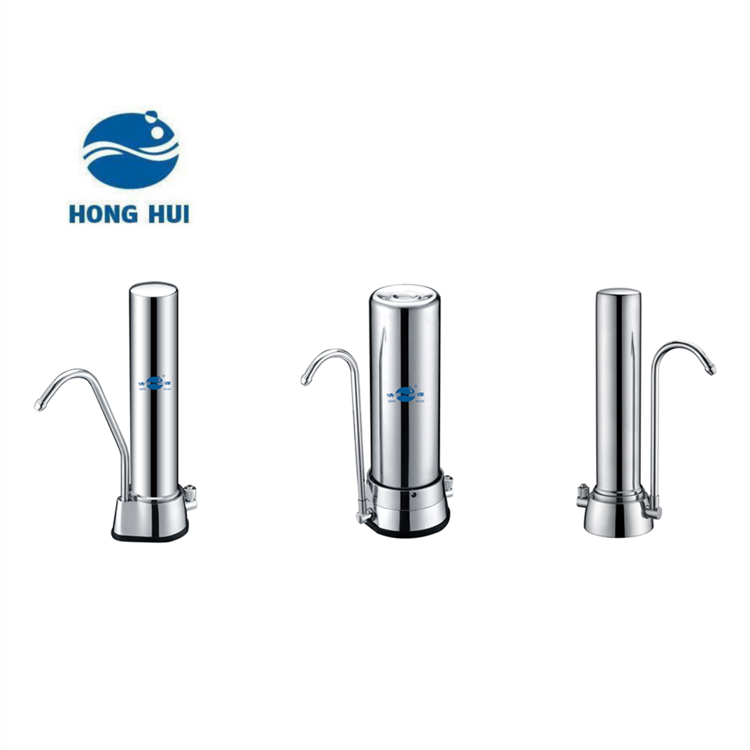 QING YUAN QY-10J Stainless Steel Countertop Water Purifier Faucet Water Filter System Kitchen Faucets