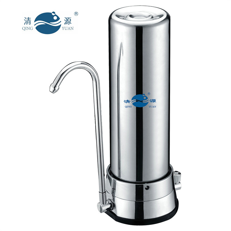 QY-10J Stainless Steel Ceramic Water Purifier Faucet Water Filter Countertop Water Filter Kitchen Faucet