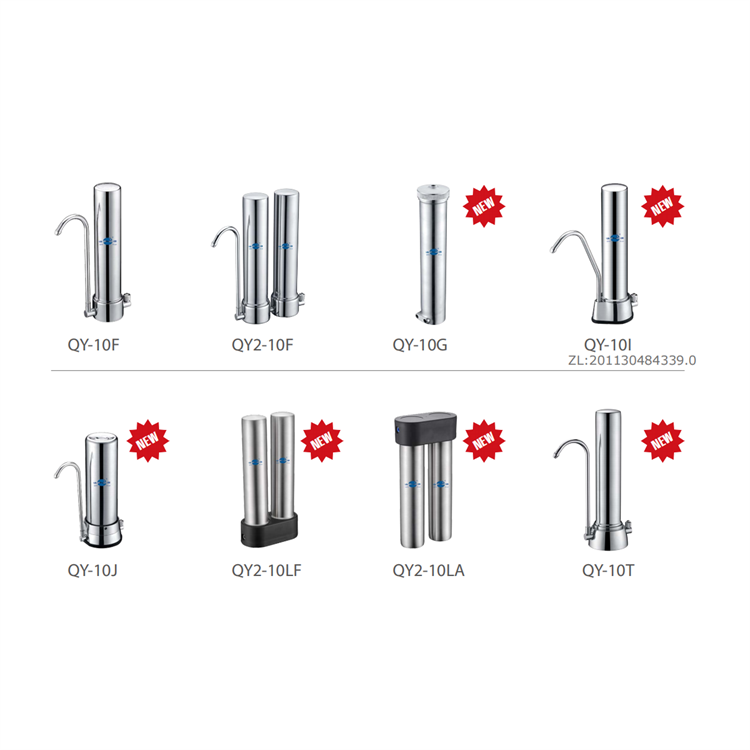 QY-10J Stainless Steel Ceramic Water Purifier Faucet Water Filter Countertop Water Filter Kitchen Faucet