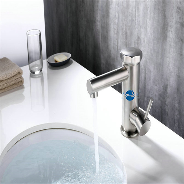 QING YUAN Bathroom Hot and Cold Water Taps Mixer Tap Stainless Steel Water Filter Water Purifier Basin Faucet