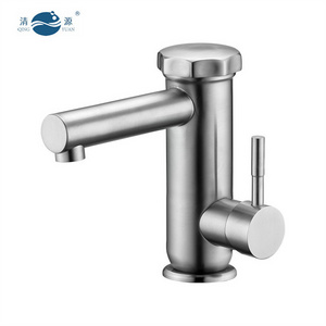 QING YUAN Bathroom Hot and Cold Water Taps Mixer Tap Stainless Steel Water Filter Water Purifier Basin Faucet