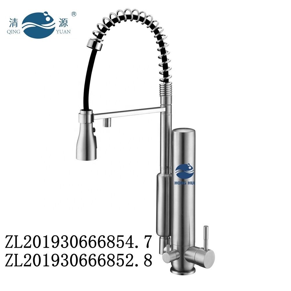 HONG HUI AC10D Stainless Steel 304  Kitchen Water Purifier Kitchen Water Filter 2-way Water Faucet