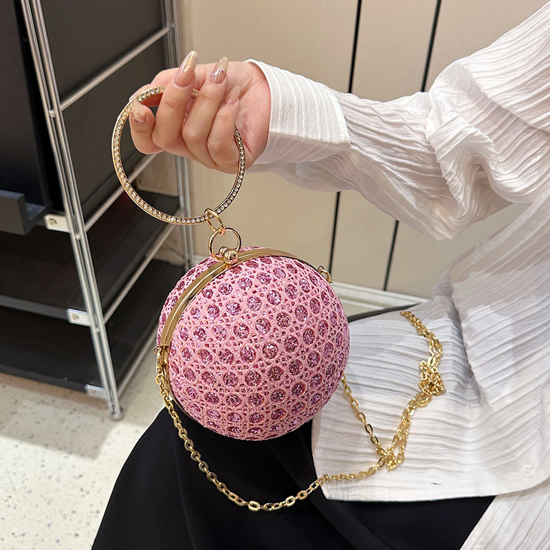 Evening party bags ball handbags sequin clutch purses for lady chain shoulder bags for women