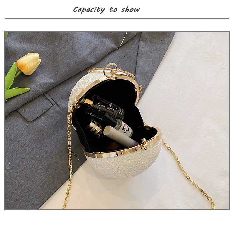 Evening party bags ball handbags sequin clutch purses for lady chain shoulder bags for women