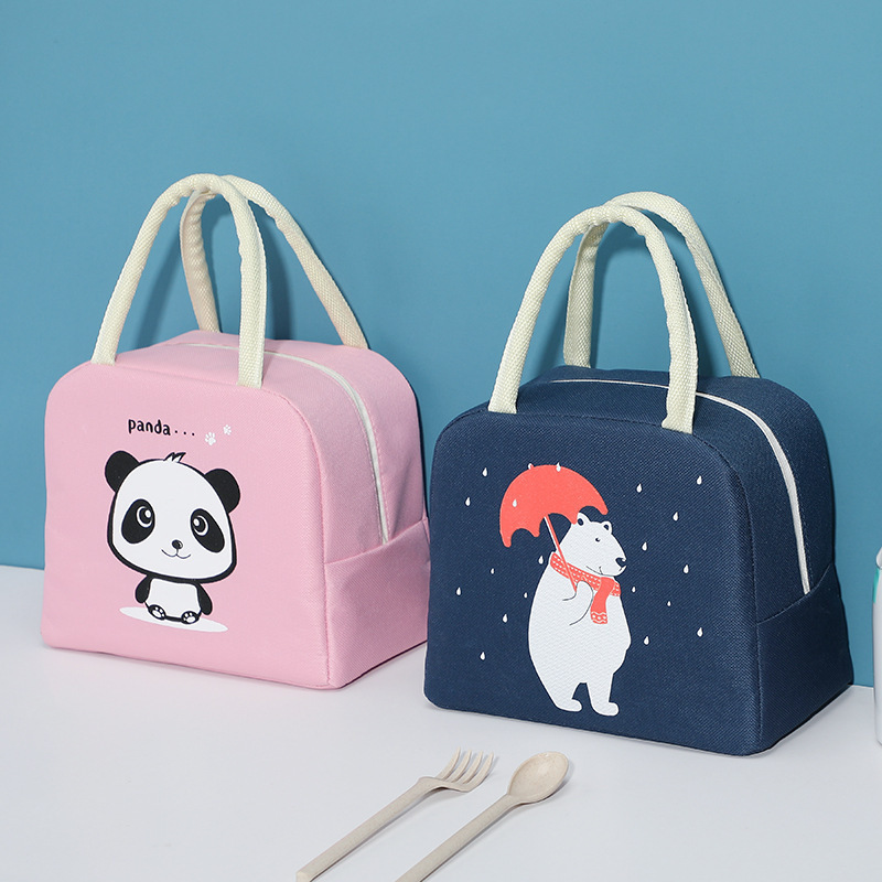 Hot selling cartoon insulated lunch bag keep warm cooler lunch box bag for office and kids