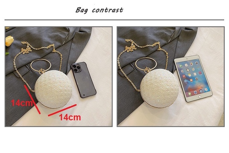 Evening party bags ball handbags sequin clutch purses for lady chain shoulder bags for women