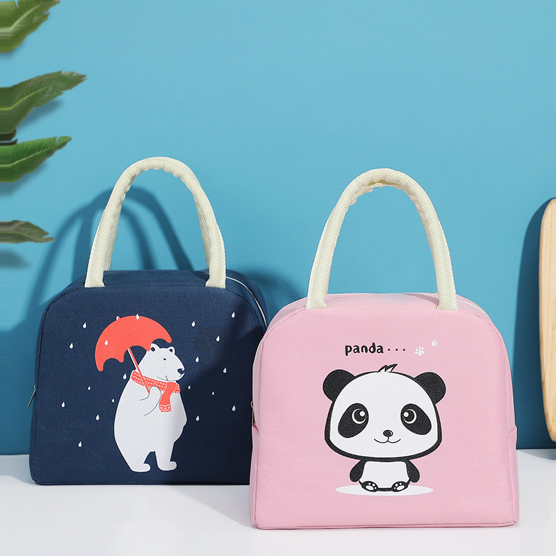 Hot selling cartoon insulated lunch bag keep warm cooler lunch box bag for office and kids