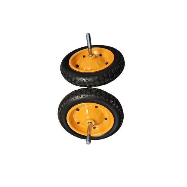 4*1 inch Flat Free Puncture Proof Solid Rubber Caster Tire Wheel for Stroller Wheel Toys Lawn Mover Wheel Cart