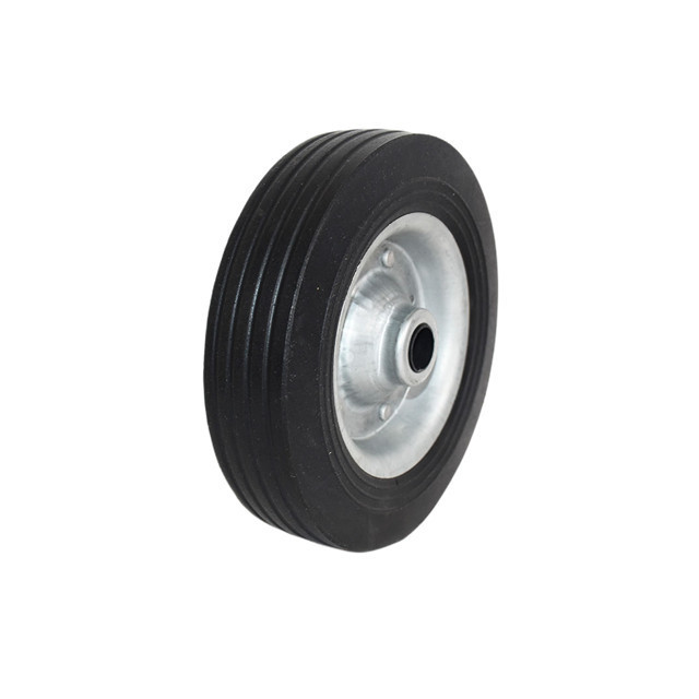 200*50 Rubber powder solid tire for unicycle toy car Aluminum die casting wheel