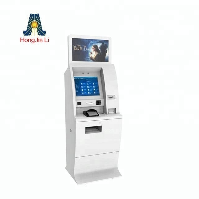 factory sale self service kiosk machine with card reader double screen kiosk bank ATM machine