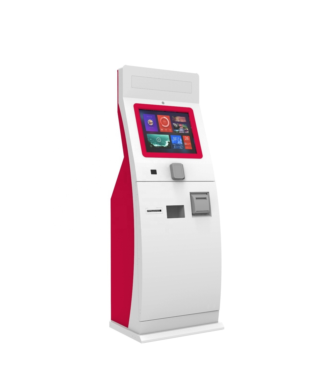 Self-service multi-functional cash payment passport ID photo booth/photo printing booth