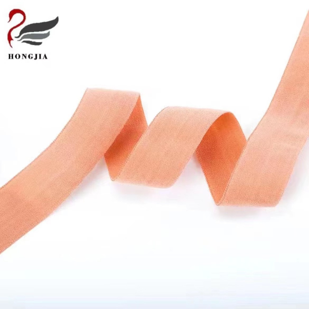 Hongjia Folding Elastic For Underwear Elastic/sportwear/yogawear Band Woven Webbing Nylon Elastic Band