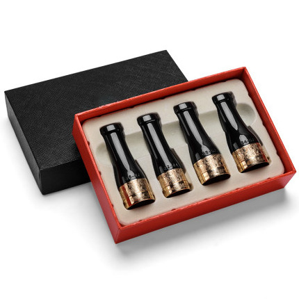 Factory Gift Box with A Set of 4 Pieces Wood Cigar Holder