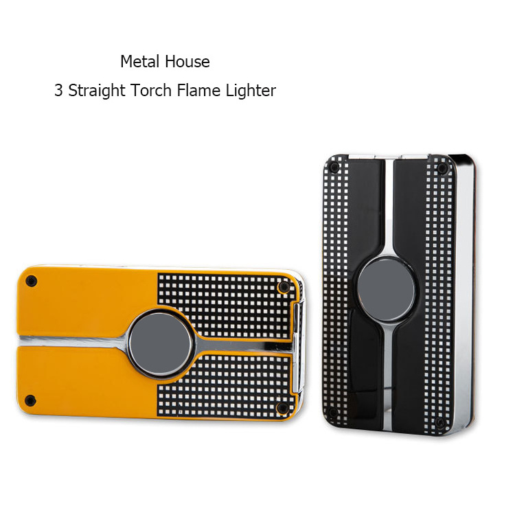 Hot sell multi functional torch 3 triple  jet flame cigar lighter