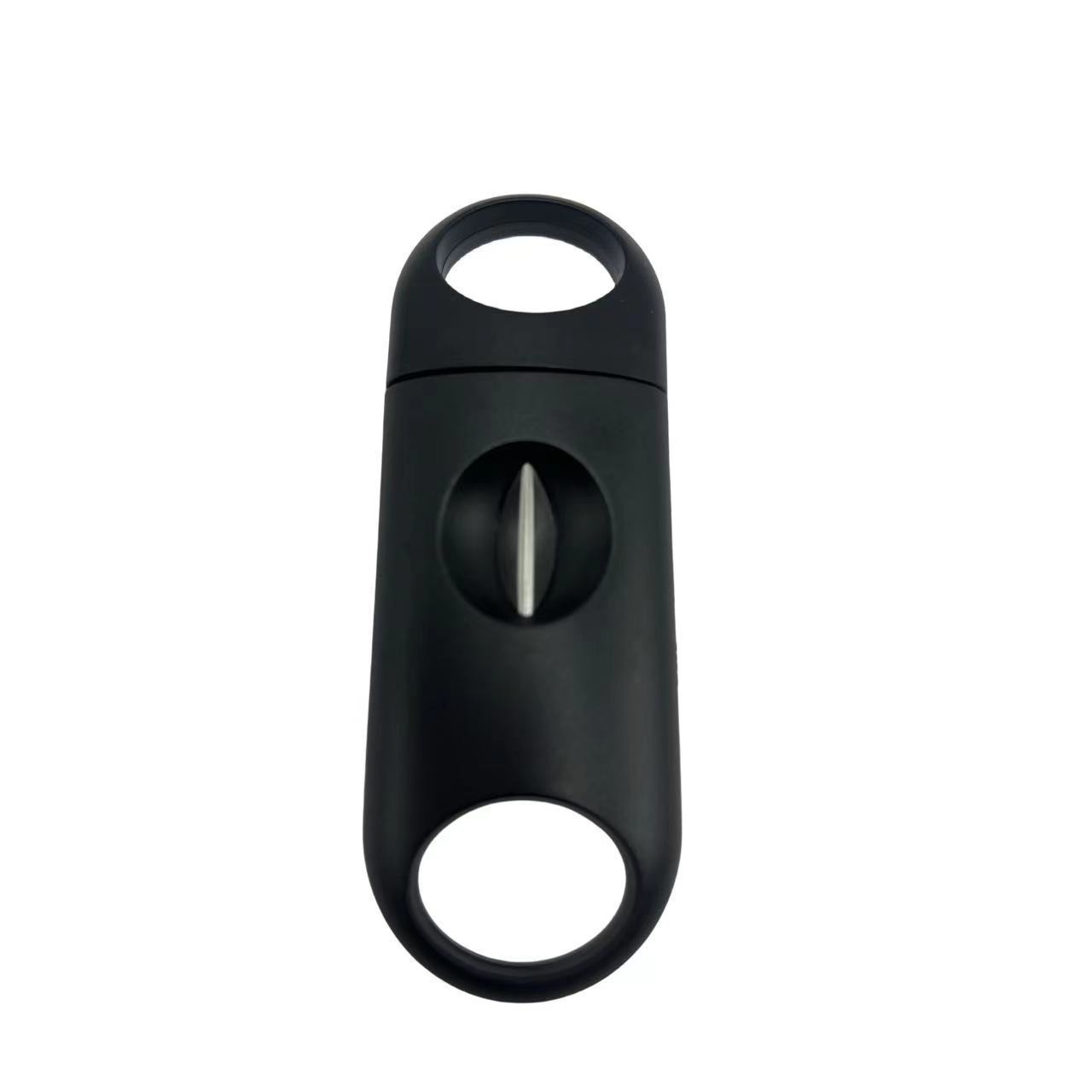 Plastic Body Stainless Blade Cigar V-cutter