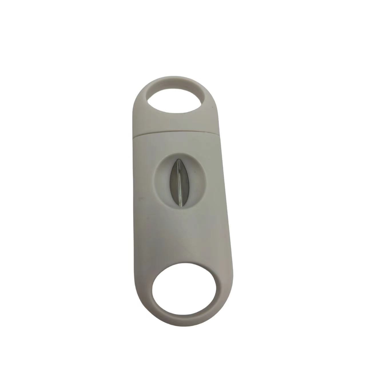 Plastic Body Stainless Blade Cigar V-cutter