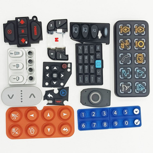 customized mechanical equipment control panel silicone rubber keypad button