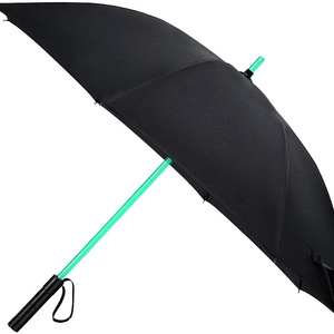 Lightsaber Umbrella LED Light up Golf Umbrellas with 7 Color Changing On The Shaft/Built in Torch at Bottom