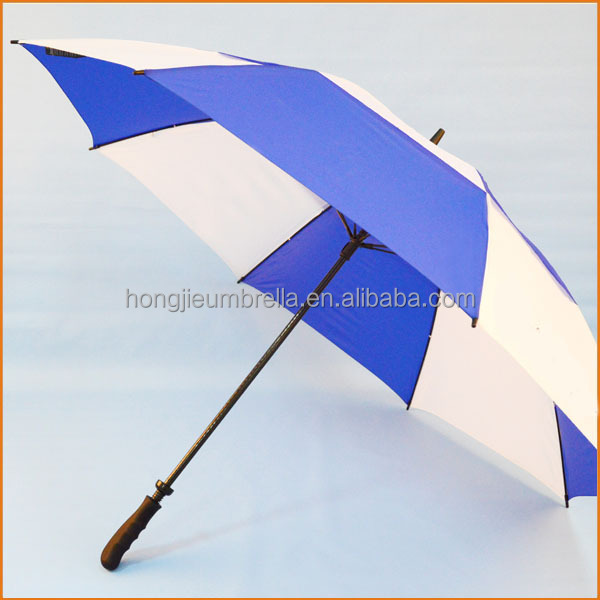 62 Inch Portable Golf Umbrella Automatic Open Large Oversize Vented Double Canopy Windproof Waterproof Sport Umbrellas