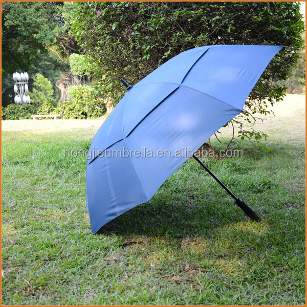 62 Inch Portable Golf Umbrella Automatic Open Large Oversize Vented Double Canopy Windproof Waterproof Sport Umbrellas