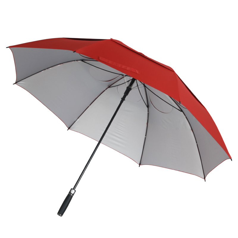 The Best Price of 72inch Color Coating Red Straight Umbrella Football Match UV Umbrella