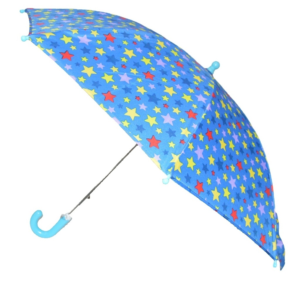 parapluie Factory Customized Lovely Cartoon Portable manual open Plastic Handle Child Cartoon kid bubble Umbrella with printing