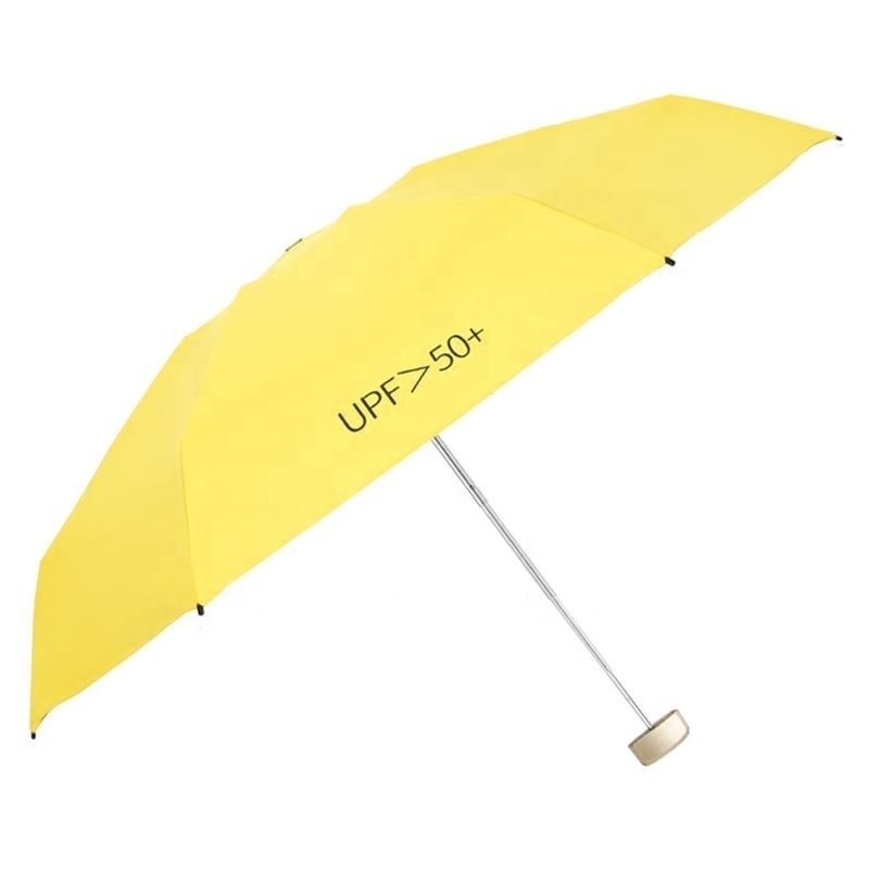 Sun City High Quality Portable Lightweight Pocket Parasol Umbrella  Compact Double Vented Custom Logo Travel 5 Folding umbrella