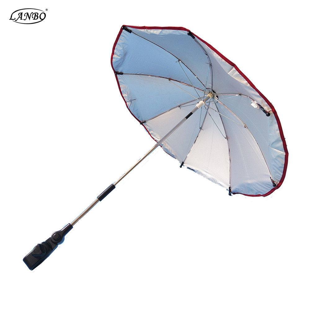 Chinese manufacturer self defense baby stroller straight rain umbrella