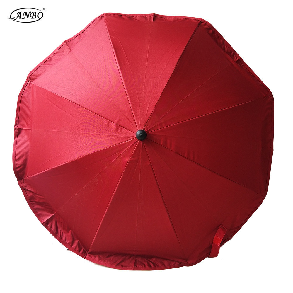 Chinese manufacturer self defense baby stroller straight rain umbrella