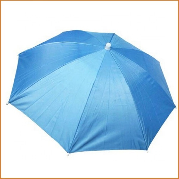 Light weight small umbrella hat kid umbrella hat no handle umbrella