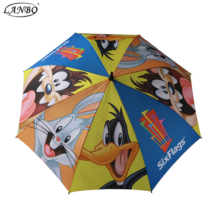 Chinese universal scooter uv coating 62inch arc parasol golf umbrella with unbroken skeleton