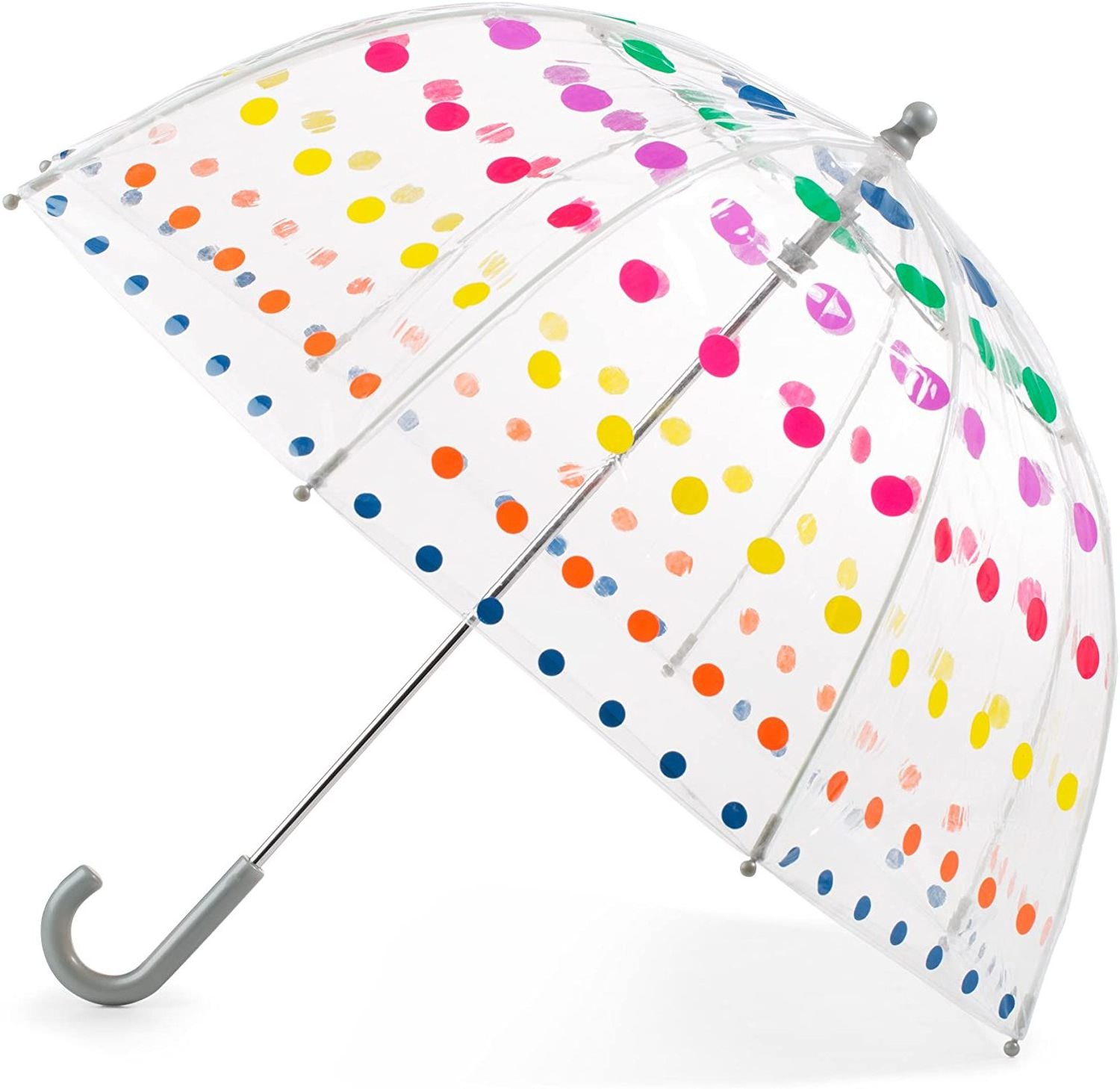 totes Kid's Bubble Umbrella with Easy Grip Handle Clear