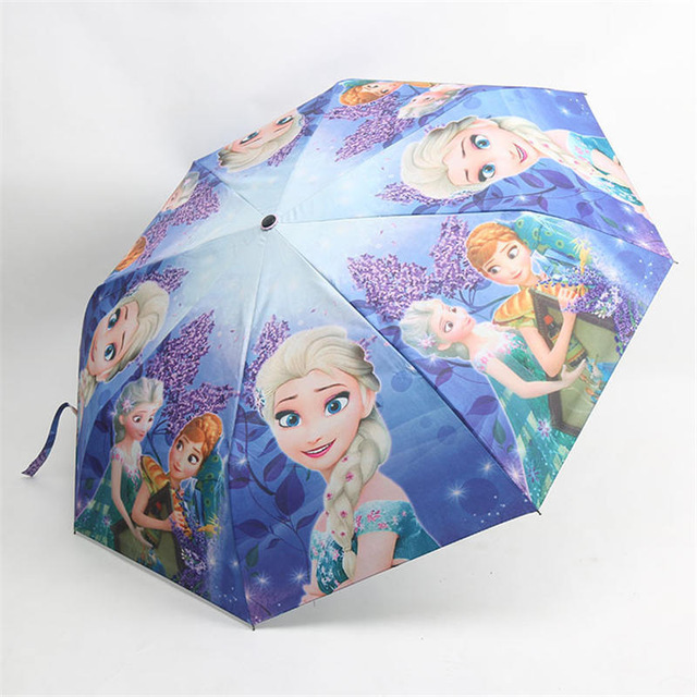 Cute Cartoon Sophia Umbrella Children Kids Handle Umbrella Folding Umbrella Children 's Gift