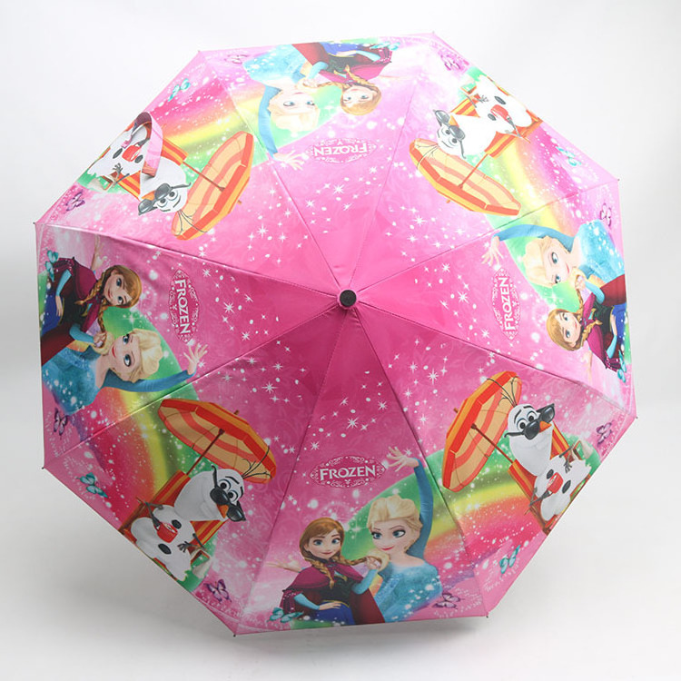 Cute Cartoon Sophia Umbrella Children Kids Handle Umbrella Folding Umbrella Children 's Gift