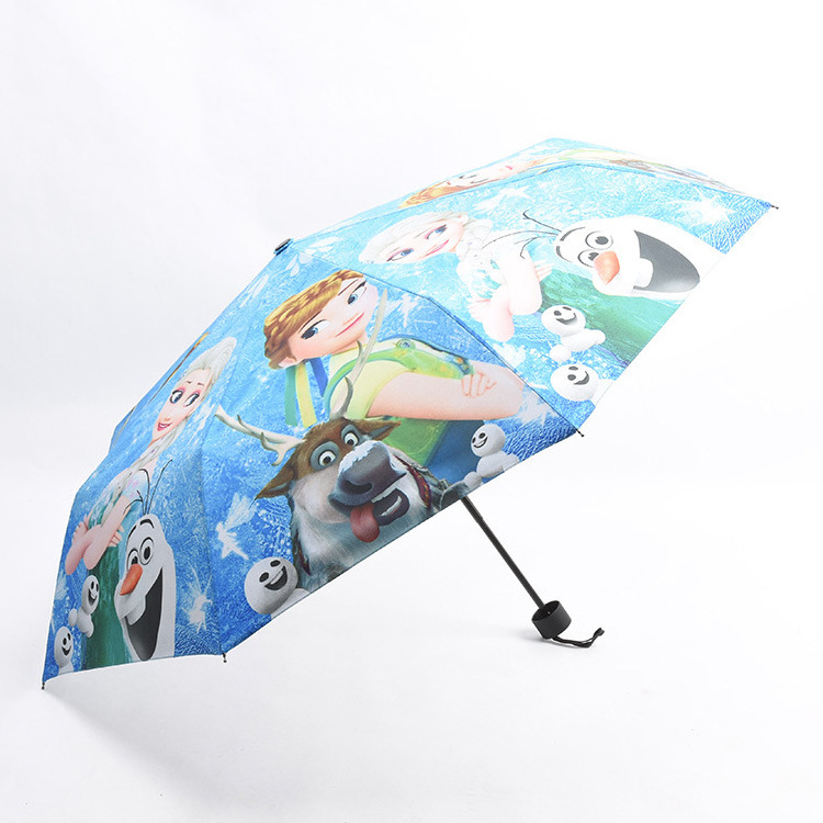 Cute Cartoon Sophia Umbrella Children Kids Handle Umbrella Folding Umbrella Children 's Gift