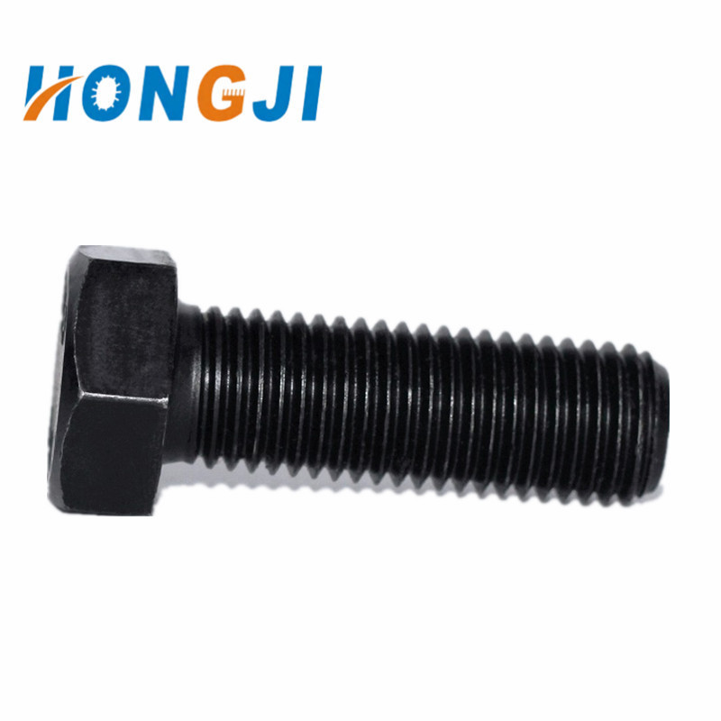 Fastener Grade 8.8 10.9 12.9 High Tensile Black Oxide Hex Head Bolts DIN 931 DIN 933 Bolt