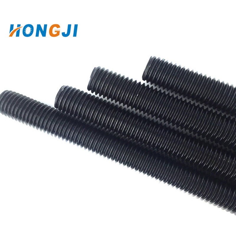 carbon steel din975 thread rod with black oxide