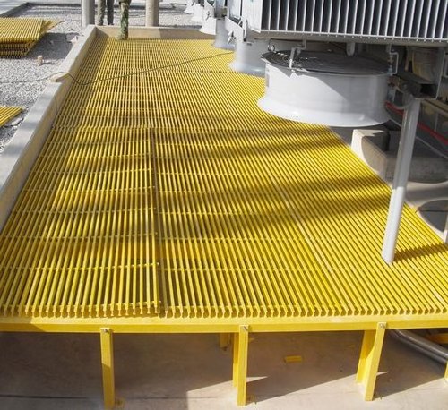 Non-conductive FRP grate fiberglass bar grating for insulated decking floor