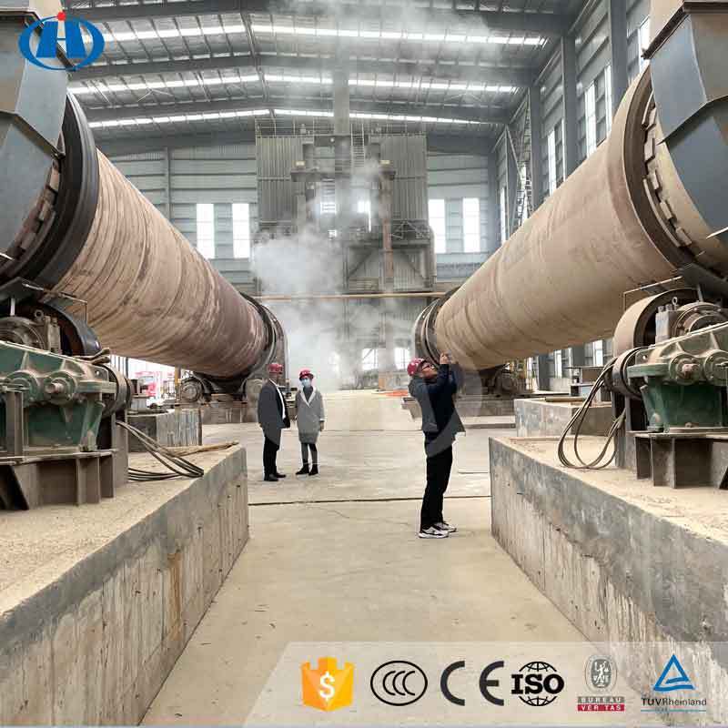 Hot Sale 300tpd-5000tpd Limestone Silo Calcium Aluminate Cement Production Line Rotary Kiln