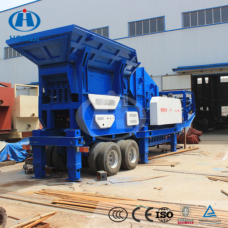 Widely used Mobile Impact Crusher with high-efficiency