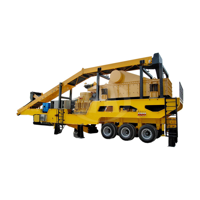 China 200TPH Track Crawler Mobile Concrete Used River Stone Jaw Crusher Plant Equipment