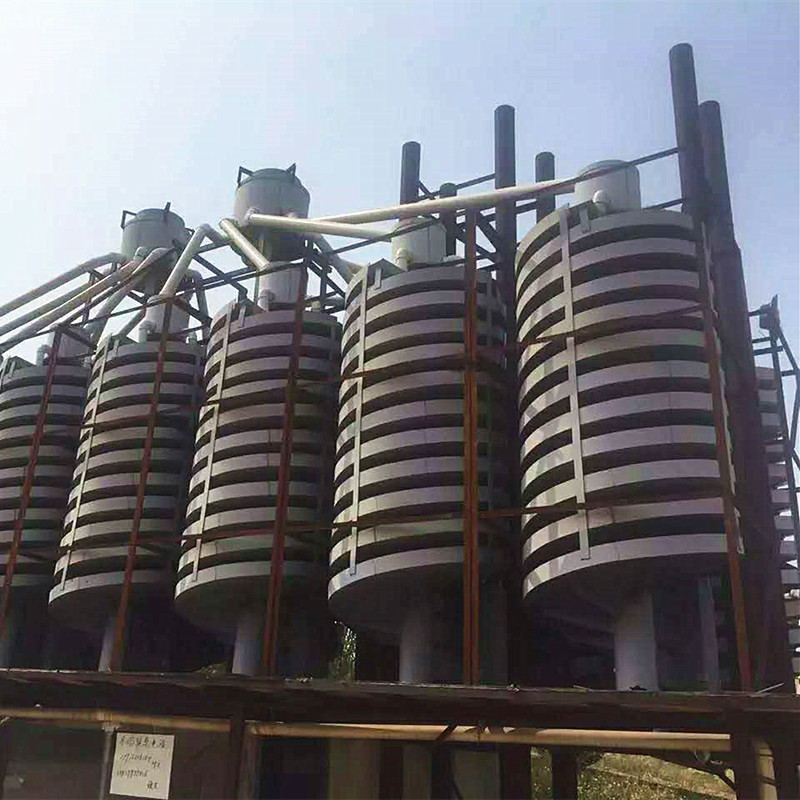 Africa Gravity Separator Spiral Chute Fiberglass Titanium Processing Plant Silica Sand Coal Humphrey Washing Separator