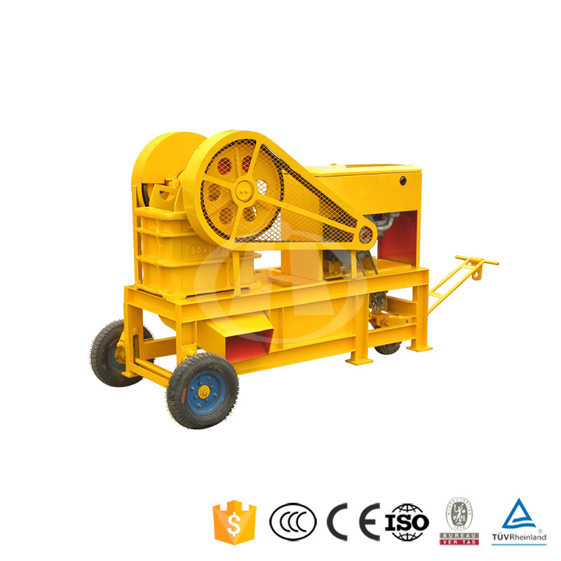 Low Consumption Mini Diesel Stone Jaw Crusher For Sale