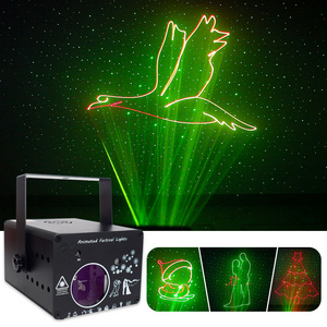 Full Color Laser Projection Light Christmas Bar Ktv  Beam Stage 3d  Animation Disc Laser Light