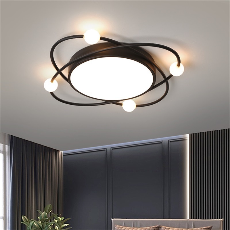 Nordic Ceiling Light Contemporary Gold Round Lamp Fixtures LED Home Decorative for Living Bed Room